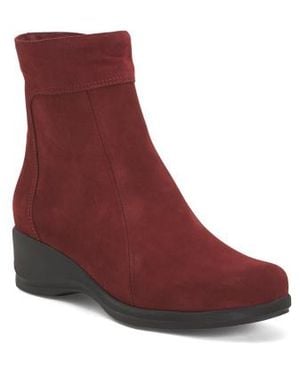 Marshalls Suede Tina Booties For - Red