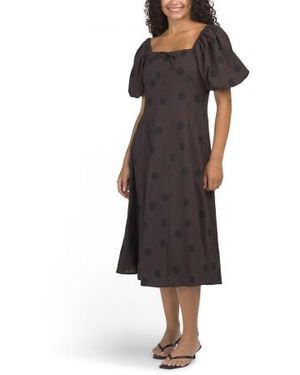 marshalls brown polka dot dress Dalia Maxi Dress