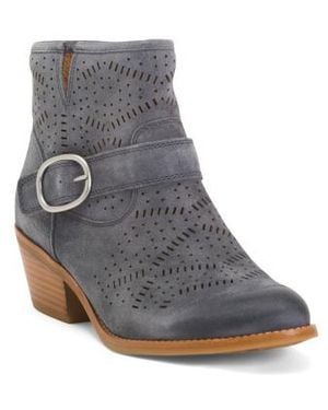 Marshalls Suede Adriana Comfort Booties For - Gray