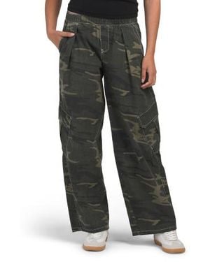 Marshalls Printed Cargo Pull On Pants For - Black