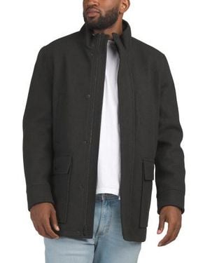 Marshalls Wool Blend Stretch Jacket For - Black