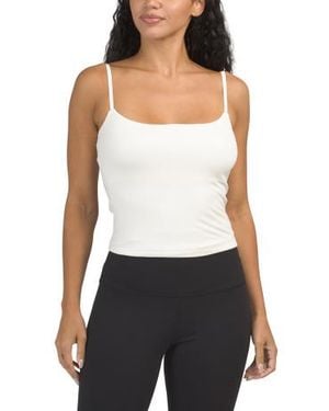 Marshalls Double Layer Chelsea Bra Tank With Adjustable Shoulder Straps For - White