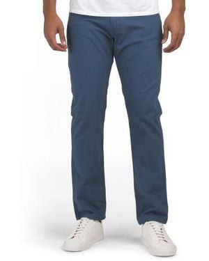 Marshalls Stretch Canvas 5 Pocket Pants For - Blue