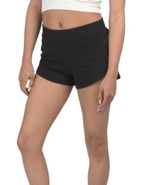 Marshalls Cotton Blend Stretch Lounge Shorts For - Black