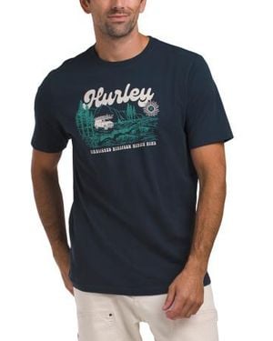Marshalls Camp Short Sleeve T-Shirt For - Blue