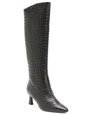 Marshalls Patent Leather Deesha Tall Boots For - Black