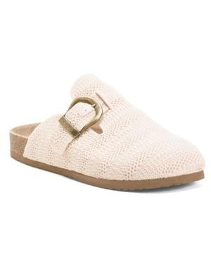 Marshalls Dumbo Knit Clogs For - White