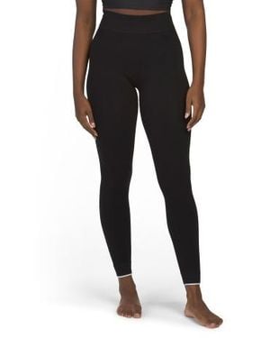 Marshalls Microfleece Base Layer Leggings For - Black