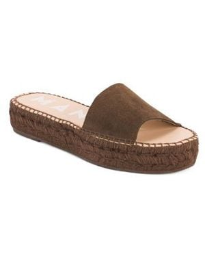 Marshalls Suede Espadrille Sandals For - Brown