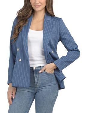 Marshalls Pinstripe Blazer For - Blue