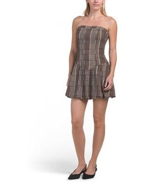 Marshalls Drop Waist Bubble Hem Mini Dress For - Multicolor