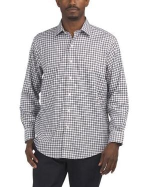 Marshalls Non-Iron Regular Fit Dress Shirt For - Gray