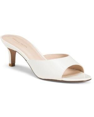Marshalls Leather Balin Heels For - White