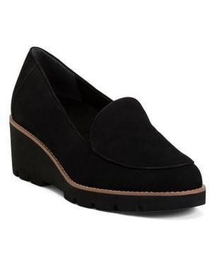 Marshalls Suede Ava Comfort Wedges For - Black