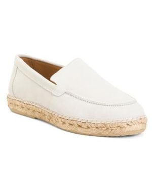 Marshalls Suede Cove Espadrille Casual Slip On Shoes For - White