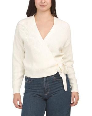 Marshalls Wrap Cardigan For - White