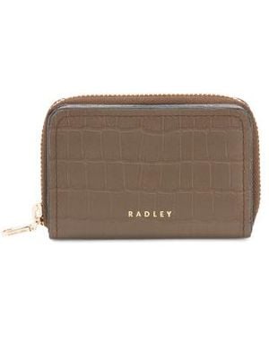 Marshalls Leather Beech Row Small Zip Around Wallet For - Brown