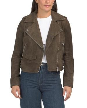 Marshalls Goat Leather Liz Jacket For - Brown