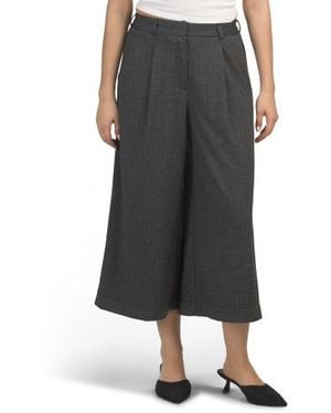 Marshalls Double Knit Culotte Pants For - Black