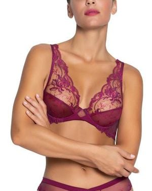 Marshalls Source Beaute Glam Triangle Bra For - Pink