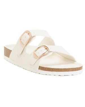 Marshalls Lang Double Strap Sandals For - White