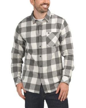 Marshalls Buffalo Classic Flannel Shirt For - Gray