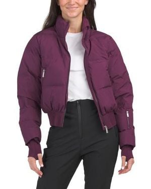 Marshalls Cropped Waterproof Ski Jacket For - Purple