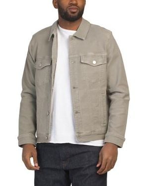 Marshalls Denim Look Jacket For - Gray
