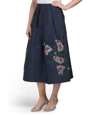 Marshalls Rosaria Tea Length Skirt For - Blue