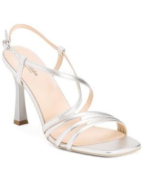 Marshalls Leather Heeled Sandals For - Natural