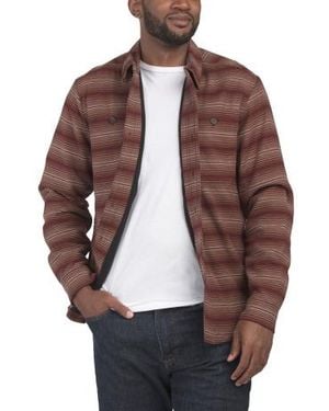 Marshalls Fleece Lined Long Sleeve Jacket For - Brown
