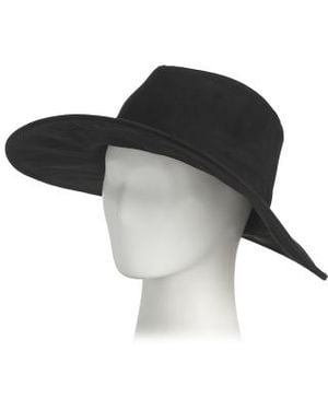 Marshalls Cut And Sew Faux Suede Fedora For - Black