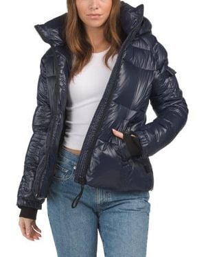 Marshalls Hooded Puffer Jacket For - Blue