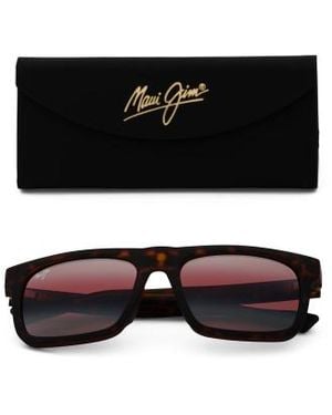 Marshalls 56Mm Opio Polarized Super Thing Glass Sunglasses - Black