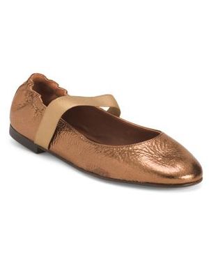 Marshalls Leather Metallic Rock And Roll Shoes For - Brown