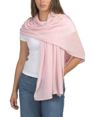 Marshalls Cashmere Wrap Scarf - Pink