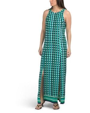 Marshalls Slit Leg Maxi Dress For - Green