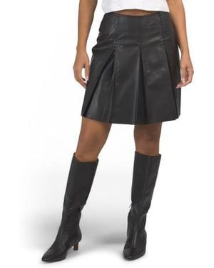 Marshalls Leather Layla Skirt For - Black
