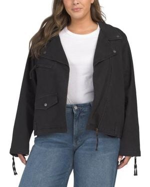 Marshalls Plus Moto Jacket For - Black