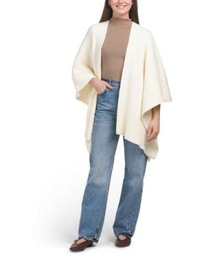 Marshalls Ribbed Knit Poncho For - Blue