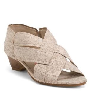 Marshalls Wide Suede Desio Low Pumps For - Natural
