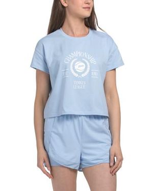 Marshalls Boxy Graphic T-Shirt For - Blue