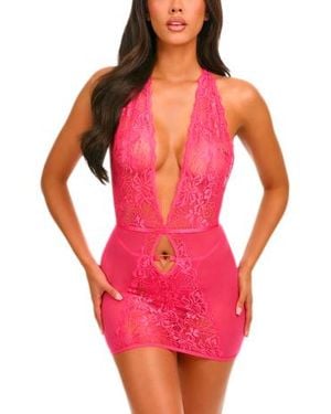 Marshalls Chelsea Teddy Lingerie Bodysuit For - Red