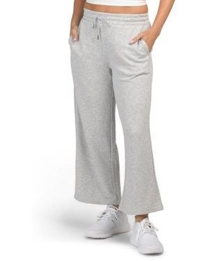 Marshalls Washed Loop Terry Lanston Culotte Pants For - Gray