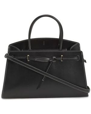Marshalls Leather Bianca Structured Tote For - Black