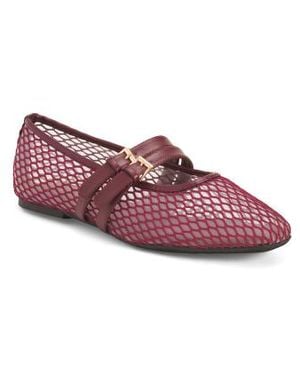 Marshalls Mossy Woven Ballet Flats For - Red