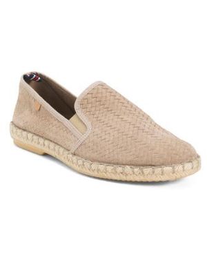 Marshalls Suede Slip On Espadrilles For - White