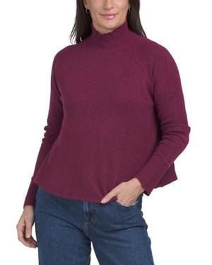 Marshalls Alessi Mock Neck Sweater For - Purple