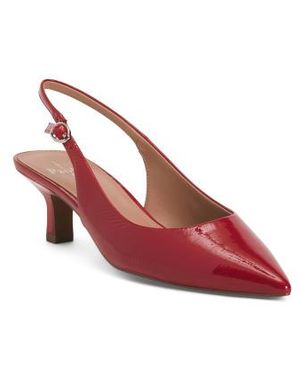 Marshalls Patent Leather Cecil Slingback Heels For - Red