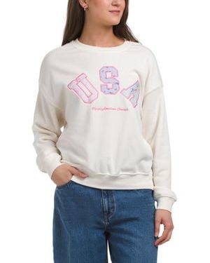 Marshalls Usa Crew Neck Sweatshirt For - White